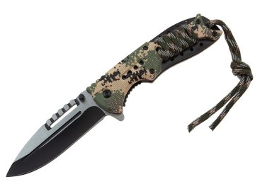 Zatvárací vojenský nôž BSH N-547A, nerezová oceľ, 21cm