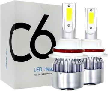 LED autožiarovky C6 H8/H9/H11 Headlight 36W/3800lm - 2ks