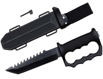 Taktický nerezový nôž HASTAA 14-HS-251 31cm s chráničom prstov