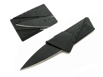 Skladací nôž, schovaný v karte