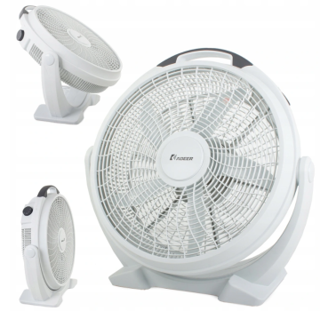 Tichý výkonný ventilátor biely 110W