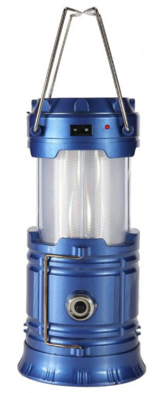 Multifunkčná solárna prenosná LED lampa 3v1 Farba: modrá