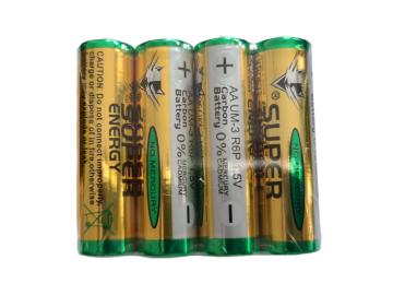 Tužkové batérie AA UM-3 R6P 1.5V - balenie 4ks